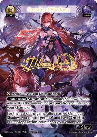 Curtain of Shadows (CSR) (396) - Radiant Origins Foil