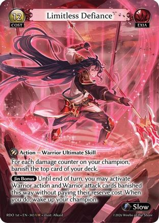 Limitless Defiance (343) - Radiant Origins