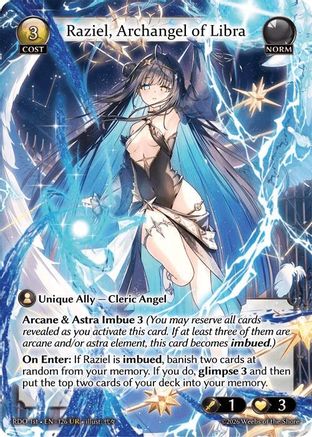 Raziel, Archangel of Libra (126) - Radiant Origins Foil