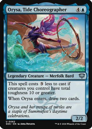 Orysa, Tide Choreographer (SOS-062) - Secrets of Strixhaven Foil