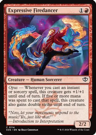 Expressive Firedancer (SOS-114) - Secrets of Strixhaven Foil