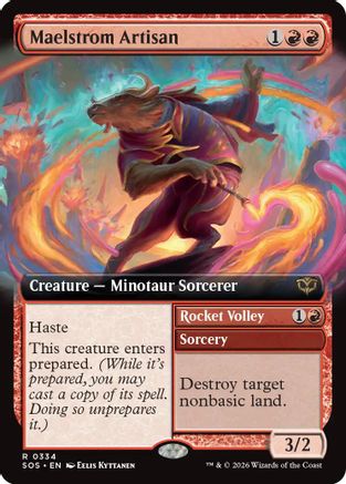 Maelstrom Artisan (Extended Art) (SOS-334) - Secrets of Strixhaven