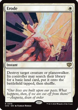 Erode (SOS-015) - Secrets of Strixhaven Foil