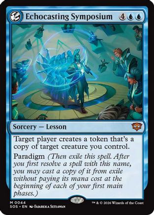 Echocasting Symposium (SOS-044) - Secrets of Strixhaven Foil