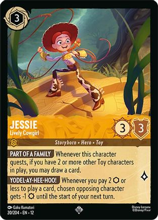 Jessie - Lively Cowgirl (20/204) - Wilds Unknown Holofoil