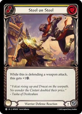 Steel on Steel (Yellow) (MPW096) - Mastery Pack Warrior