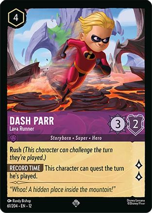 Dash Parr - Lava Runner (61/204) - Wilds Unknown