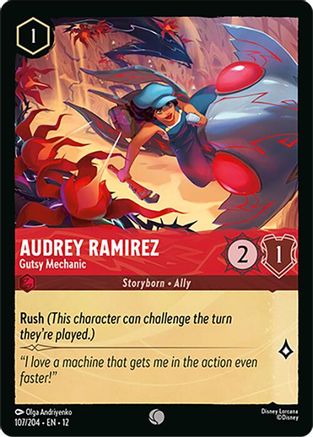 Audrey Ramirez - Gutsy Mechanic (107/204) - Wilds Unknown
