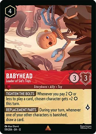 Babyhead - Leader of Sid's Toys (119/204) - Wilds Unknown