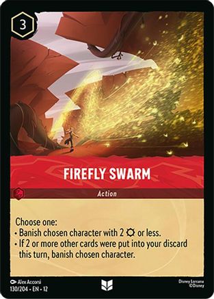 Firefly Swarm (130/204) - Wilds Unknown Cold Foil
