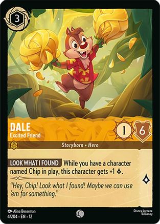 Dale - Excited Friend (4/204) - Wilds Unknown Cold Foil