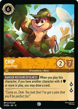 Chip - Team Player (27/204) - Wilds Unknown