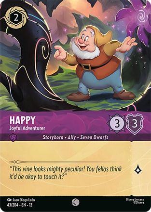 Happy - Joyful Adventurer (Foil) (43/204) - Wilds Unknown Cold Foil