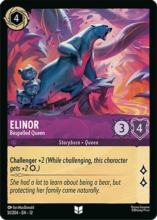 Elinor - Bespelled Queen (51/204) - Wilds Unknown