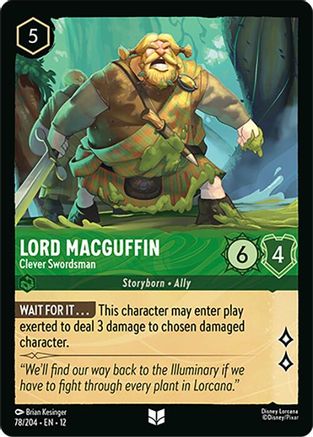 Lord MacGuffin - Clever Swordsman (78/204) - Wilds Unknown