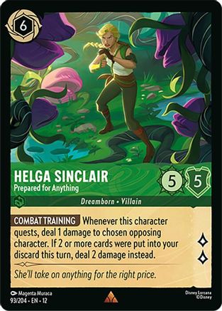 Helga Sinclair - Prepared for Anything (93/204) - Wilds Unknown Cold Foil