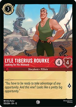 Lyle Tiberius Rourke - Looking for His Moment (105/204) - Wilds Unknown