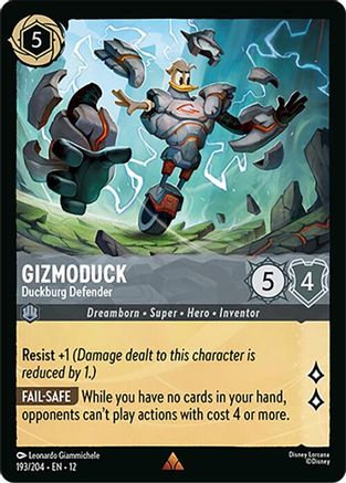 Gizmoduck - Duckburg Defender (193/204) - Wilds Unknown