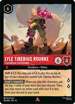 Lyle Tiberius Rourke - Crystallized Commander (103/204) - Wilds Unknown Cold Foil