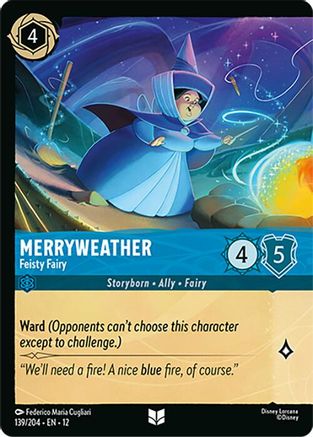 Merryweather - Feisty Fairy (Foil) (139/204) - Wilds Unknown Cold Foil