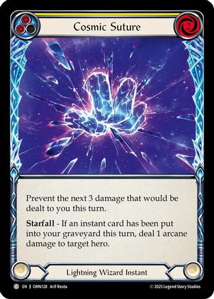 Cosmic Suture (Yellow) (OMN128) - Omens of the Third Age Rainbow Foil