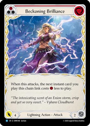 Beckoning Brilliance (OMN148) - Omens of the Third Age Rainbow Foil