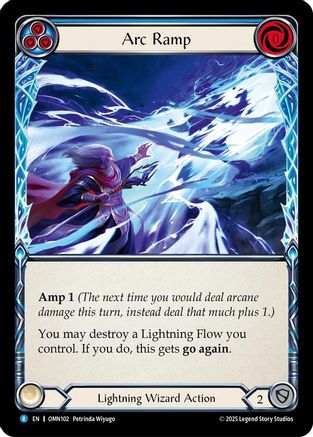 Arc Ramp (Blue) (OMN102) - Omens of the Third Age Rainbow Foil