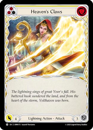 Heaven's Claws (Blue) (OMN173) - Omens of the Third Age