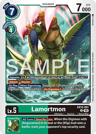 Lamortmon (EX12-051) - Digital World Shambala