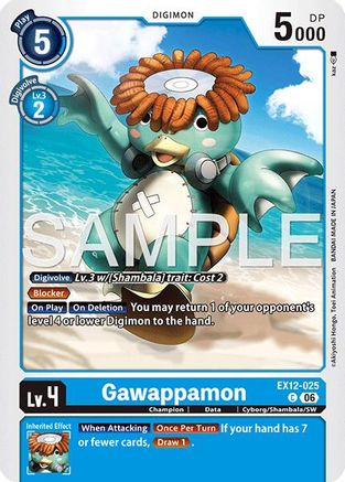 Gawappamon (EX12-025) - Digital World Shambala