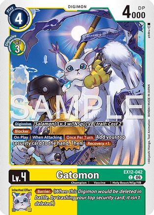 Gatomon (EX12-042) - Digital World Shambala