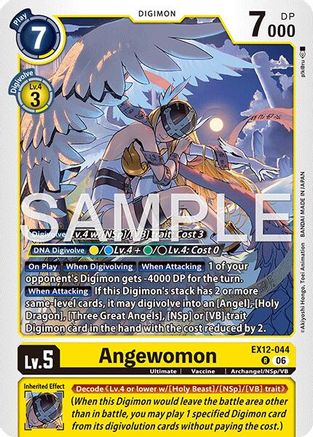 Angewomon (EX12-044) - Digital World Shambala Foil