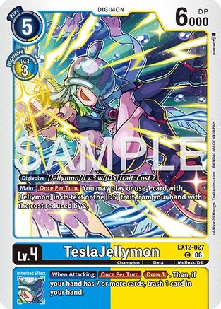 TeslaJellymon (EX12-027) - Digital World Shambala