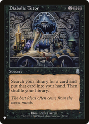 Diabolic Tutor [The List Reprints]