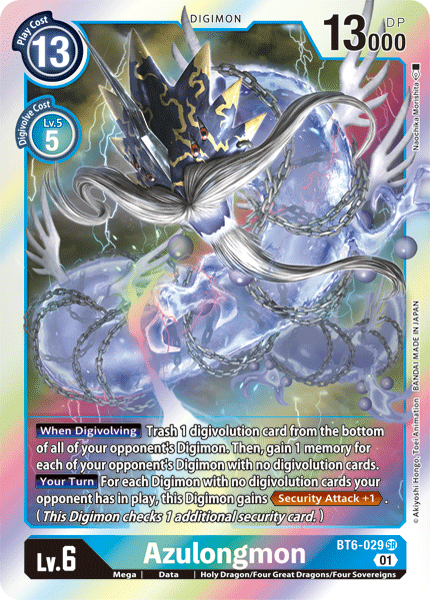 Azulongmon [BT6-029] [Double Diamond]