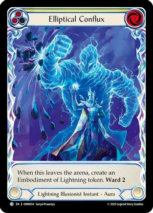 Elliptical Conflux (Extended Art) (OMN034) - Omens of the Third Age Cold Foil