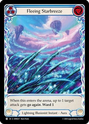 Fleeing Startbreeze (Extended Art) (OMN037) - Omens of the Third Age Cold Foil