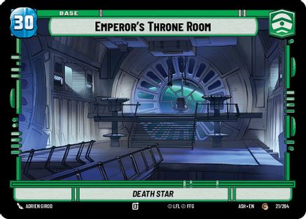 Emperor's Throne Room // Shield (21/264 // T03) - Ashes of the Empire