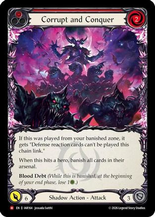 Corrupt and Conquer (IAR164) - Usurp the Shadow Throne Rainbow Foil