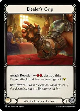 Dealer's Grip (MPW019) - Mastery Pack Warrior Cold Foil