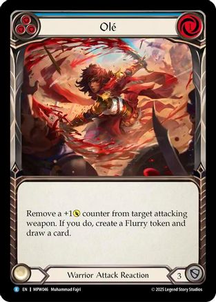 Ole (Blue) (MPW046) - Mastery Pack Warrior Rainbow Foil