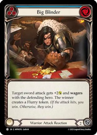 Big Blinder (Blue) (MPW078) - Mastery Pack Warrior Rainbow Foil
