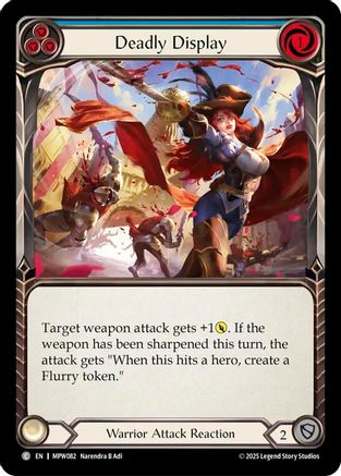 Deadly Display (Blue) (MPW082) - Mastery Pack Warrior