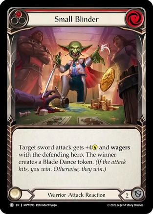 Small Blinder (Red) (MPW090) - Mastery Pack Warrior