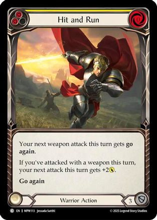 Hit and Run (Yellow) (MPW113) - Mastery Pack Warrior
