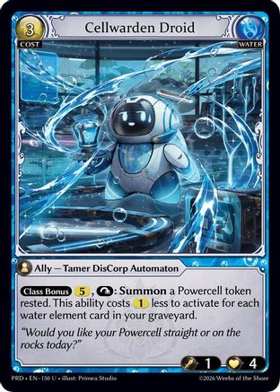 Cellwarden Droid (150) - asphodelparadise