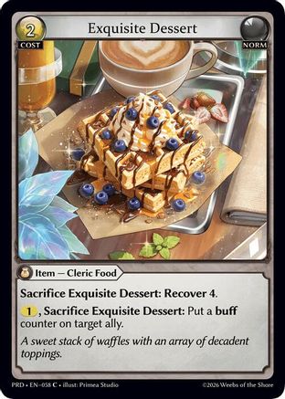 Exquisite Dessert (058) - asphodelparadise Foil