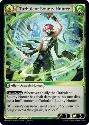 Turbulent Bounty Hunter (202) - asphodelparadise Foil
