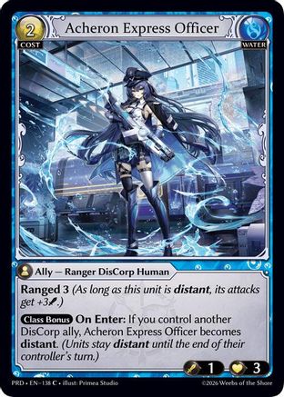 Acheron Express Officer (Interference Curio Foil) (138) - asphodelparadise Foil