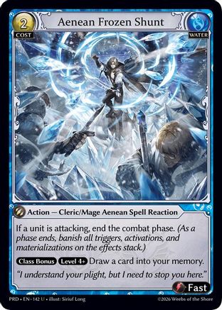 Aenean Frozen Shunt (Interference Curio Foil) (142) - asphodelparadise Foil